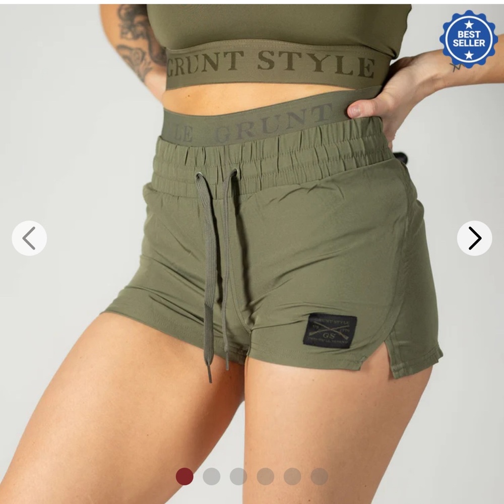 Grunt Style Hybrid Shorts Olive